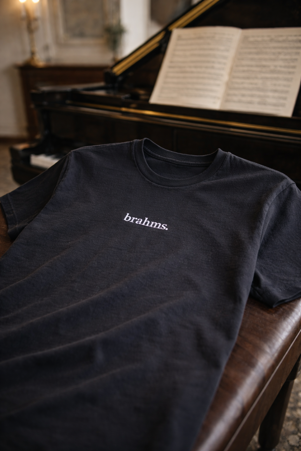 Camiseta Brahms Negra — Hombre